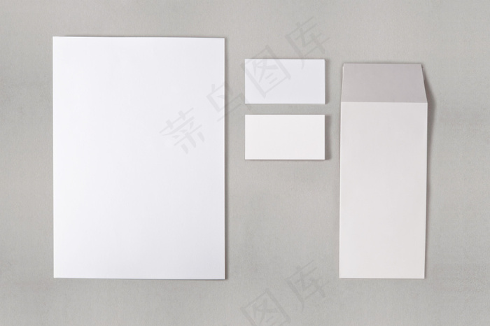 办公文件和名片样机