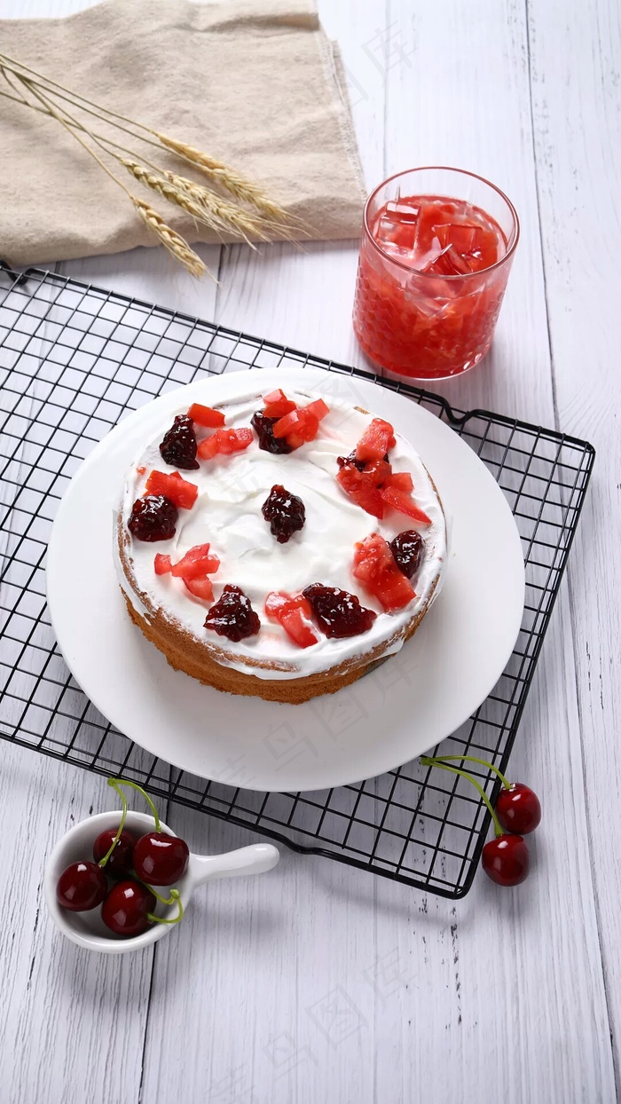 奶酪蛋糕高清摄影图片