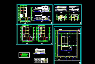 变电所建筑施工图CAD图纸免费下载