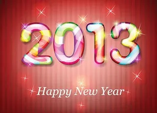 2013新年背景矢量素材二