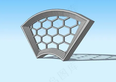 花窗3D模型