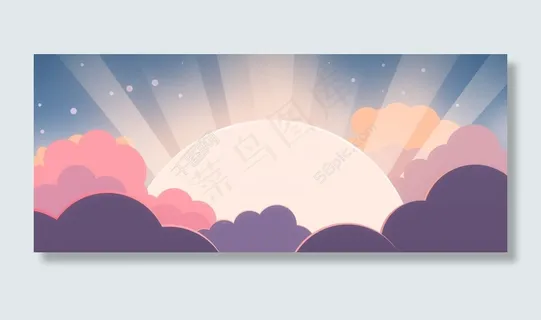 banner光晕背景图