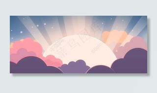 banner光晕背景图