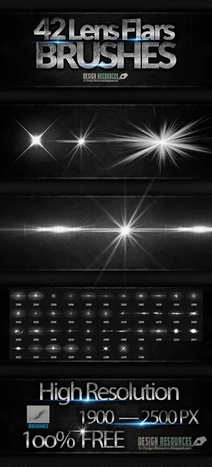 42种超级光影特效、灯光、闪光、光...