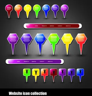 网页设计元素图片