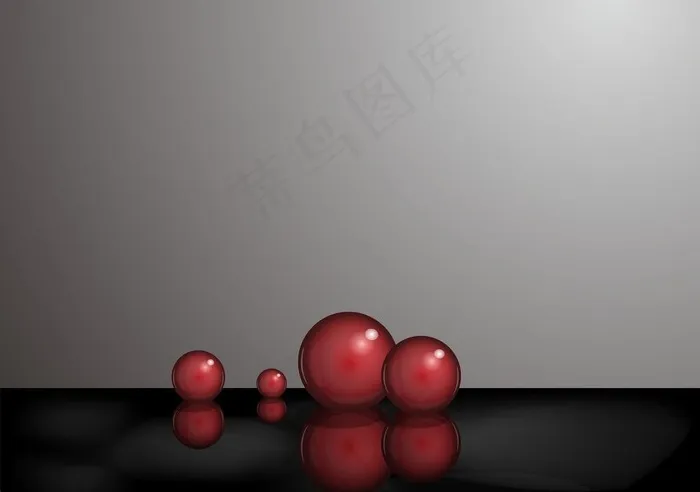 立体红色球图片cdr矢量模版下载