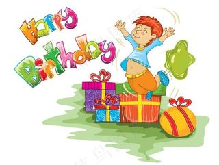 卡通生日背景