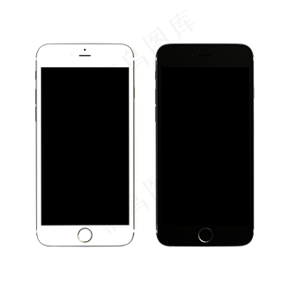 一对手机模型,免抠元素