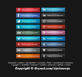 精美质感按钮PSD分层素材