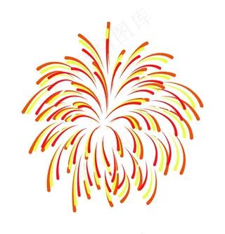 彩色焰火背景设计