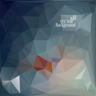 蓝色科技立体背景图