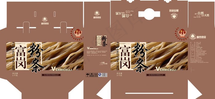 粉条包装图片(12165X6316(DPI:300))psd模版下载