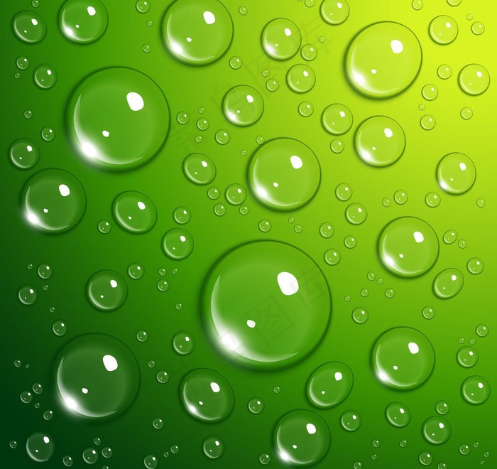 水珠水滴图片eps,ai矢量模版下载