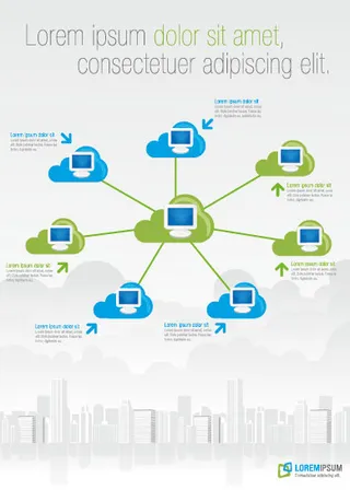 数据统计信息分析图形矢量素材