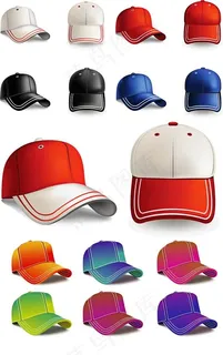 色帽矢量素材