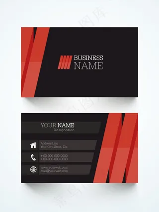 商务名片设计模板