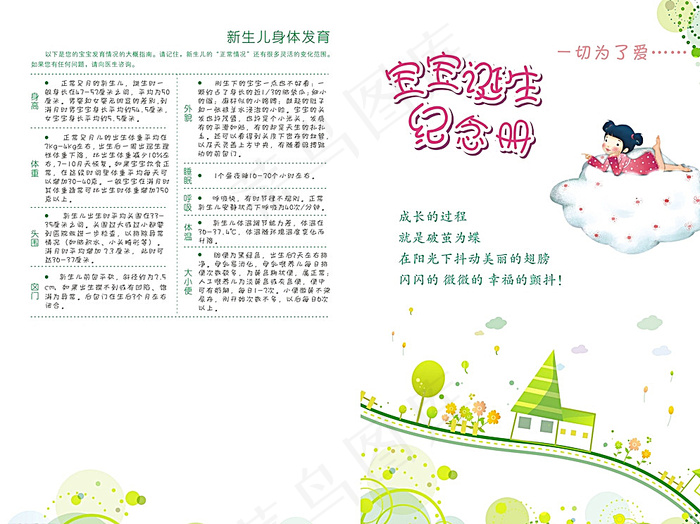 宝宝诞生纪念册图片