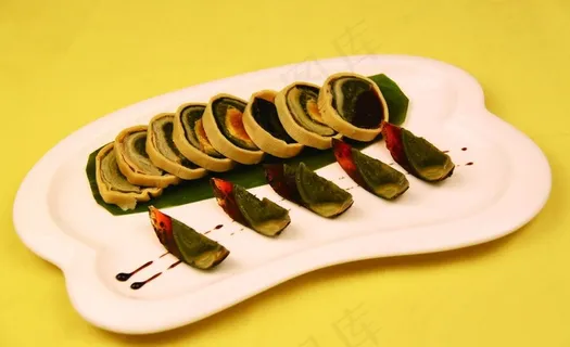 腐皮松花卷图片