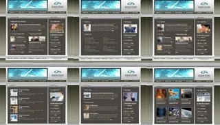 欧美商务网页模版图片