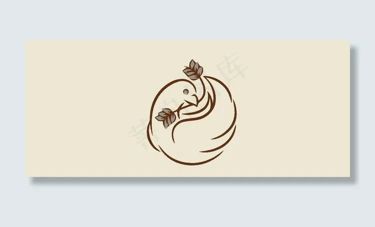 鸽子logo图片ai矢量模版下载