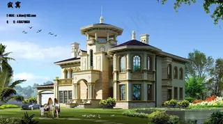 欧式别墅图片
