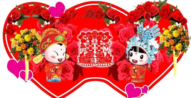心喜 结婚桃心图片 心喜 结婚桃心图片