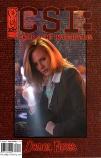 发烧碟,条形码,书本,包装袋/盒,屏幕截图,CSI封面:犯罪现场调查:IDW Publishing的恶魔之家#3 发烧碟,条形码,书本,包装袋/盒,屏幕截图,CSI封面:犯罪现场调查:IDW Publishing的恶魔之家#3