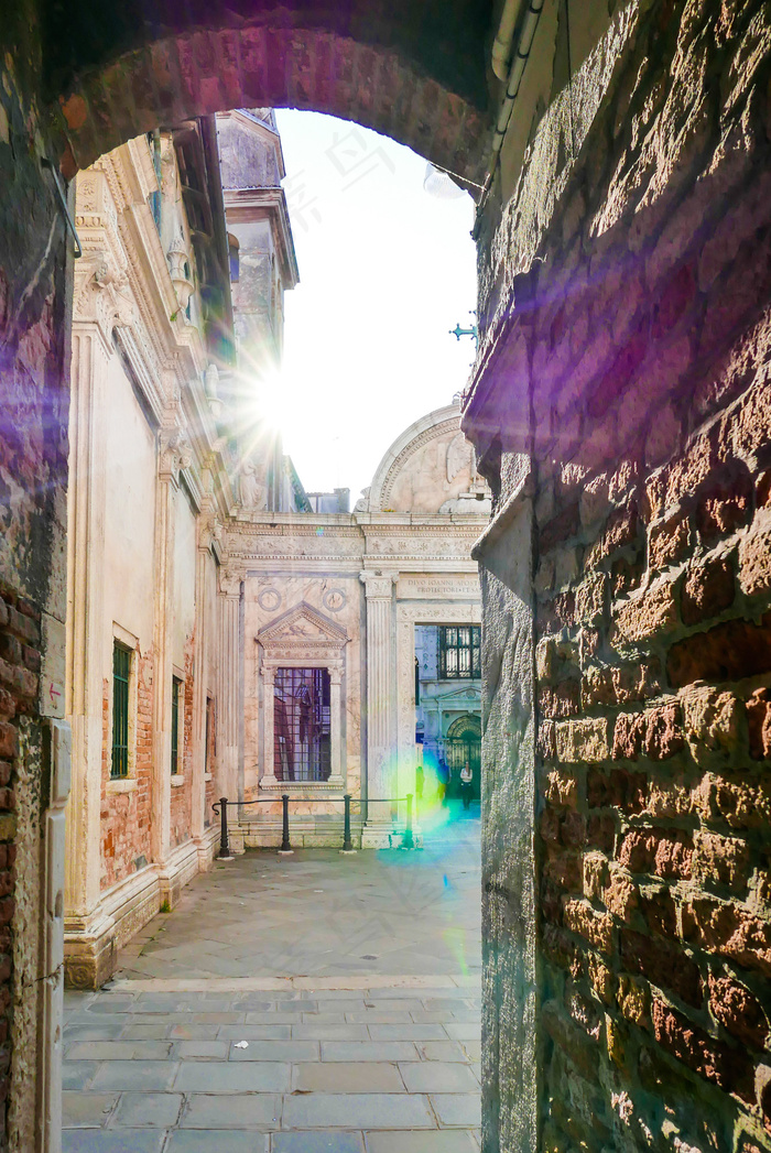 巷道,城市街道,建筑,街道,桥梁,威尼扎