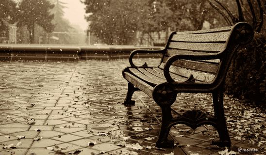 在一个下雪的晚上。