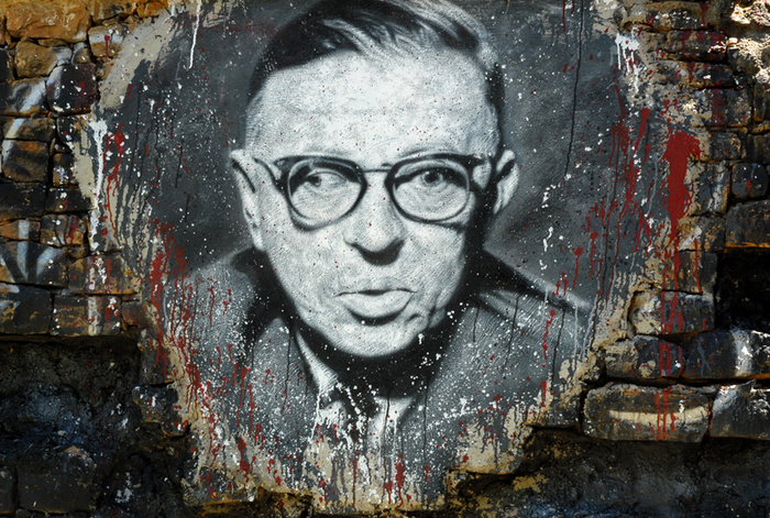 让·保罗·萨特（Jean-Paul Sartre），肖像画-DDC_7519.jpg