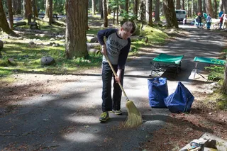 人物特写,美女,扫帚,女孩,街道,朗米尔义工