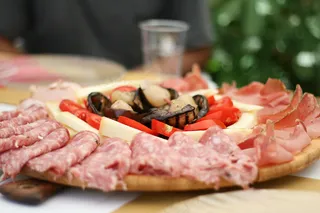 床,排酸肉,被子,肉食品,牛肉,Il tagliere imbandito