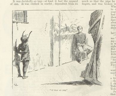 图片取自'插图Penny Tales的第28页。来自“ Strand”库。没有。 1-10 '