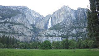 山峦,冰雪,湖泊,峡谷,草原,优胜美地
