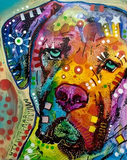 绘画,刺绣,油画,背包,对联,迪恩·鲁索（Dean Russo）的混合媒体绘画/小飞象艺术中心（Dumbo Arts Center）：桥下艺术节2009 / 20090926.10D.54883.P1.L1.CC / SML