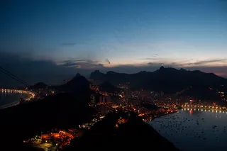 天空,树,风景,城垣,都市夜景,甜面包山夜景