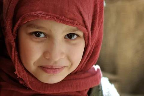 美女,人物特写,围巾,头巾,女孩,摩洛哥女孩2