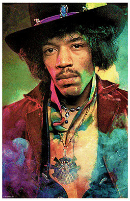 吉米·亨德里克斯,油画,钢笔画,人物特写,Musica-JIMI-HENDRIX-02