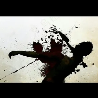 绘画,书法,体育竞赛,矢量剪影,体育休闲,被杀死的心灵