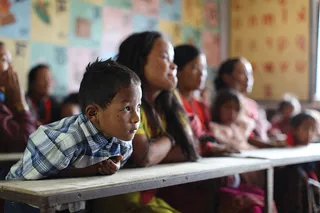 在尼泊尔班达卡卡的营养教育研讨会