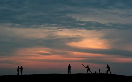 天空,霞光,卷积云,风景,树,清晨沙滩板球 天空,霞光,卷积云,风景,树,清晨沙滩板球