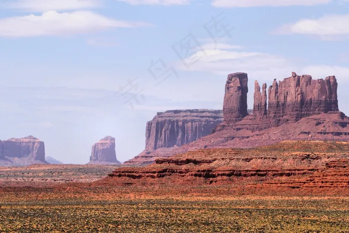 文明遗迹,天空,峡谷,沙漠,风景,纪念碑谷-美国