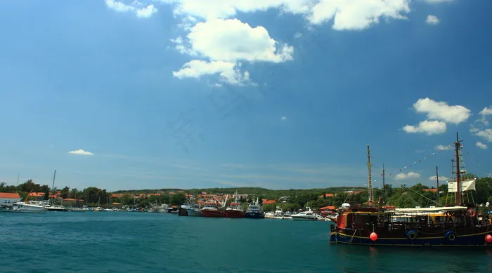 海洋,湖泊,天空,江河,树,克尔克