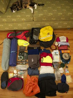 我为太平洋海岸自行车之旅准备的装备-2011年夏季