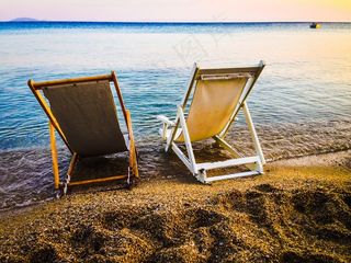 海洋,天空,帆船,冲浪,沙滩椅,夏天的忧伤