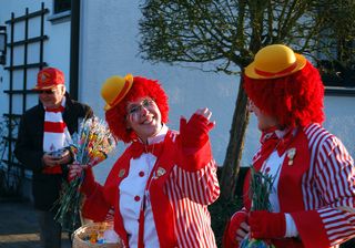 人物活动,玩具,小丑,卡通动漫人物,婚礼,Karneval于2015年在Hürth-Efferen