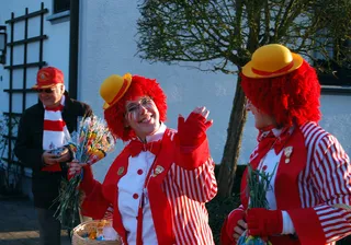 人物活动,玩具,小丑,卡通动漫人物,婚礼,Karneval于2015年在Hürth-Efferen