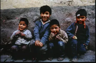 ,人物特写,情侣,放学,秘鲁人