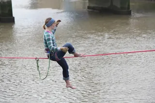 Faith Dickey，muturreko funanbulismoaren “唱片女”