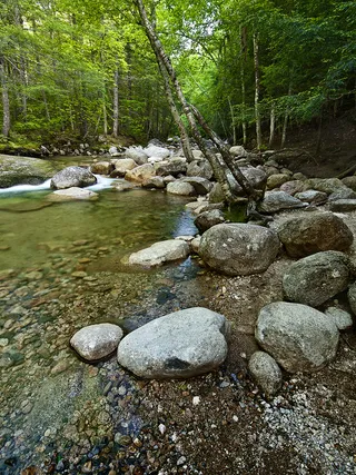 美国新罕布什尔州怀特山国家森林公园，Sabbaday Brook